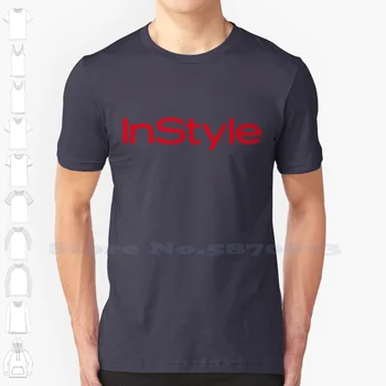 Высококачественные футболки с логотипом бренда Instyle, модная футболка 2023, новая футболка с рисунком